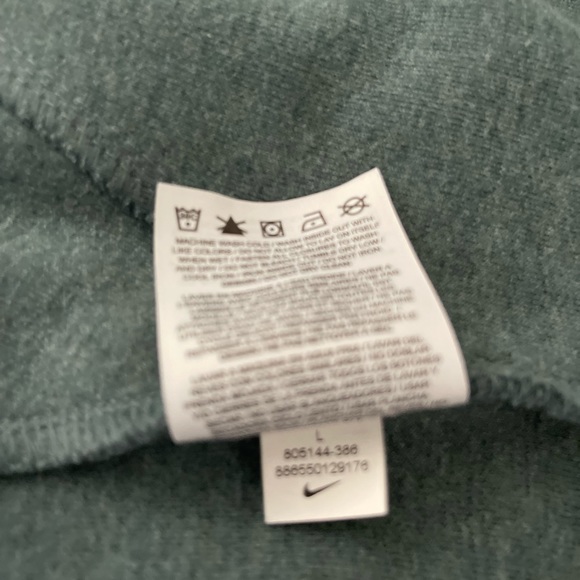 Olive Green Nike Tech Zip-Up - Picture 2 of 2